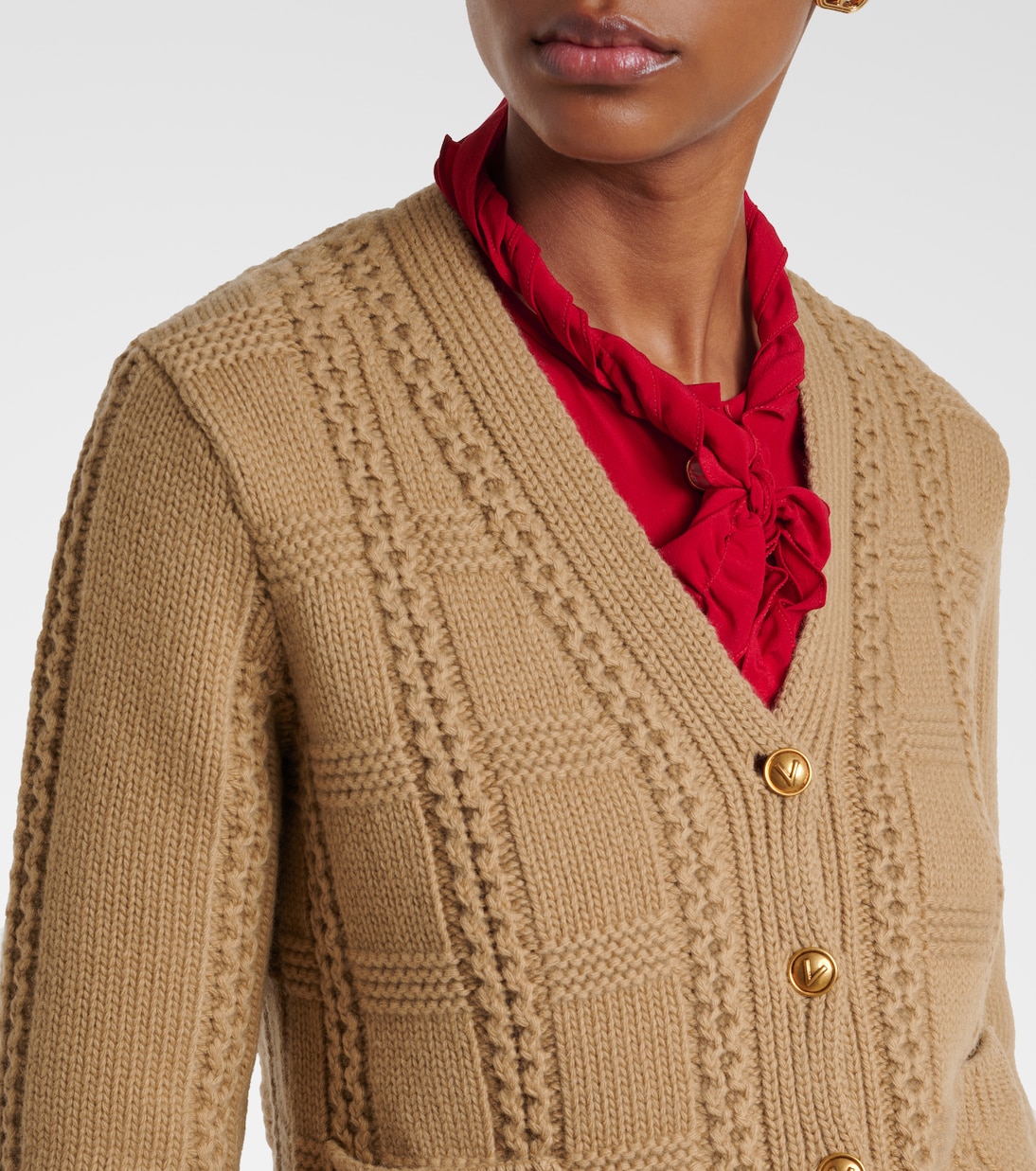 Virgin wool cardigan | Valentino