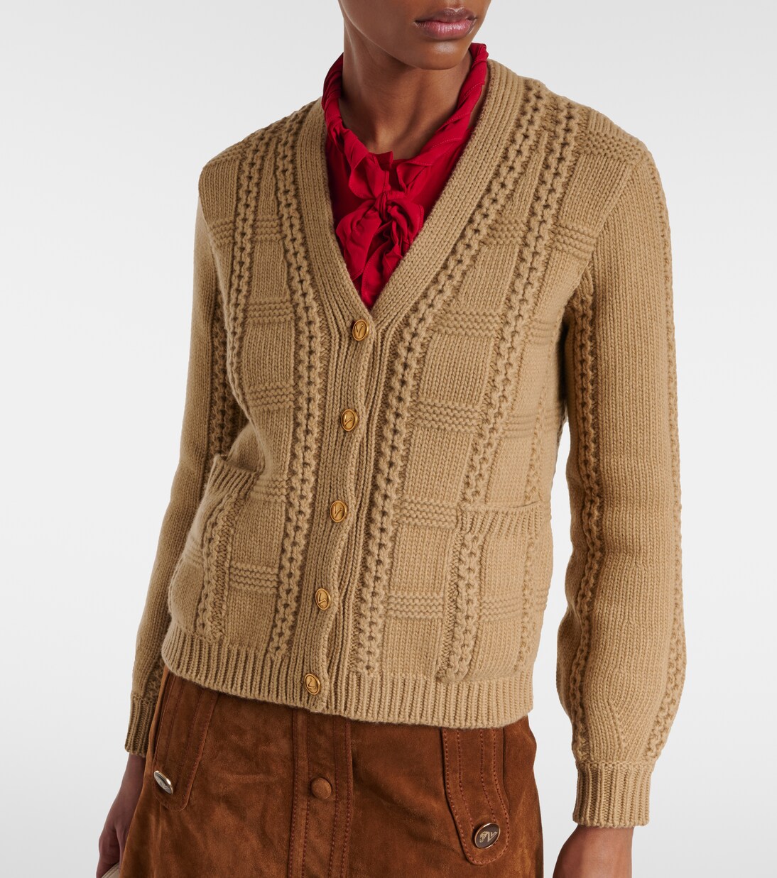 Virgin wool cardigan | Valentino