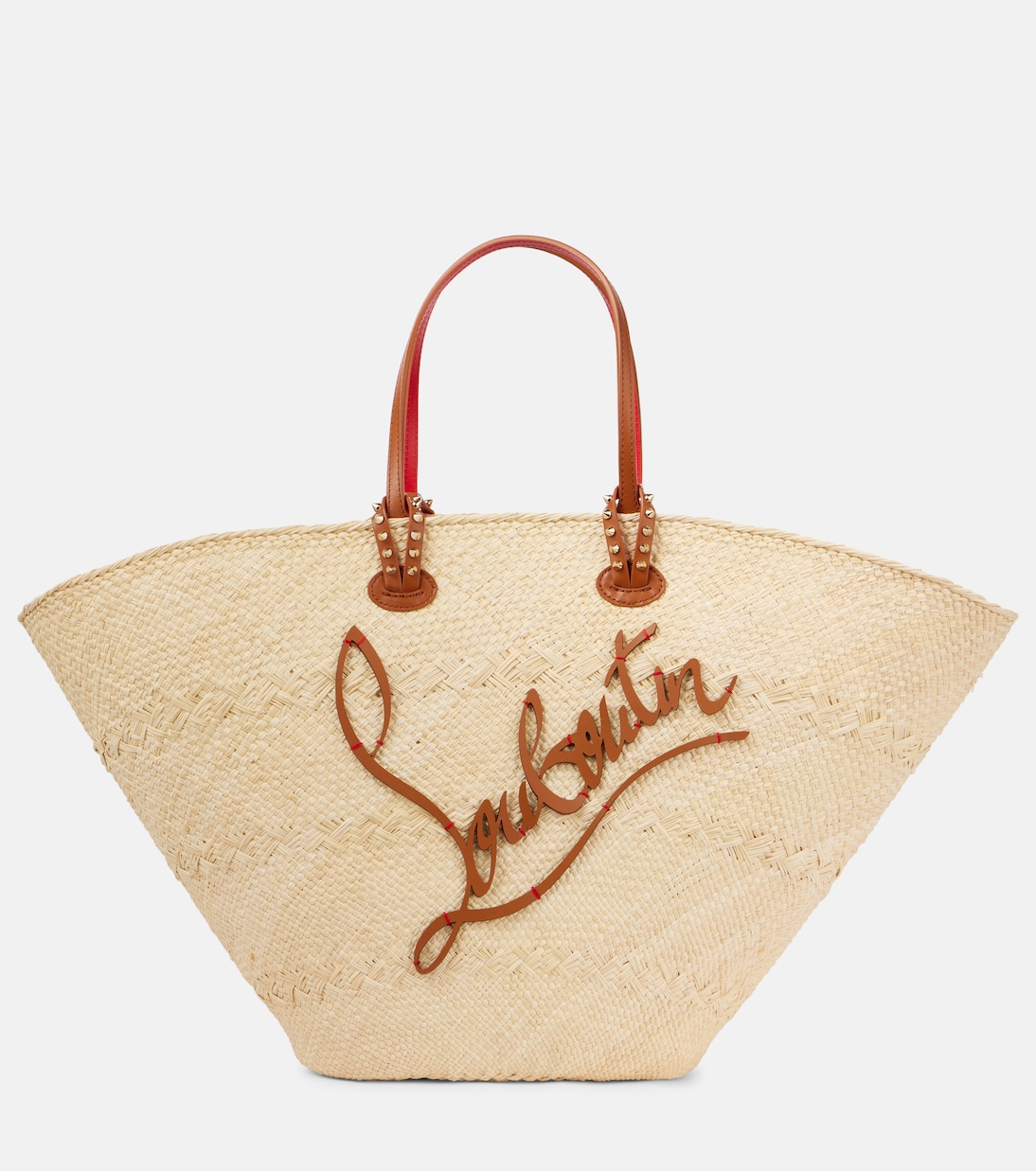 Tote Bag Cabata Large aus Raffiabast | Christian Louboutin