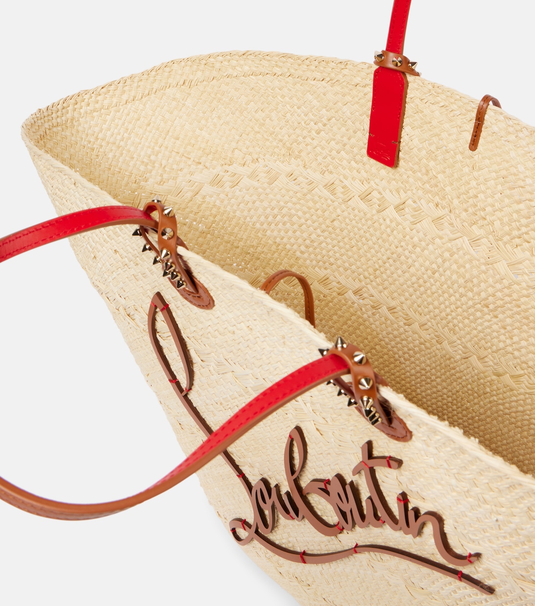Tote Bag Cabata Large aus Raffiabast | Christian Louboutin