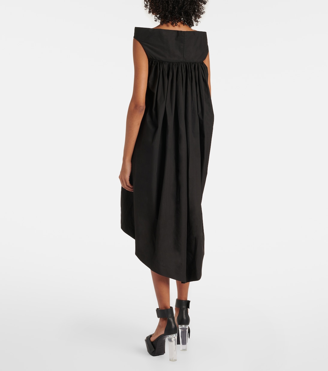 Abito crto Chalice in cotone con cut-out | Rick Owens