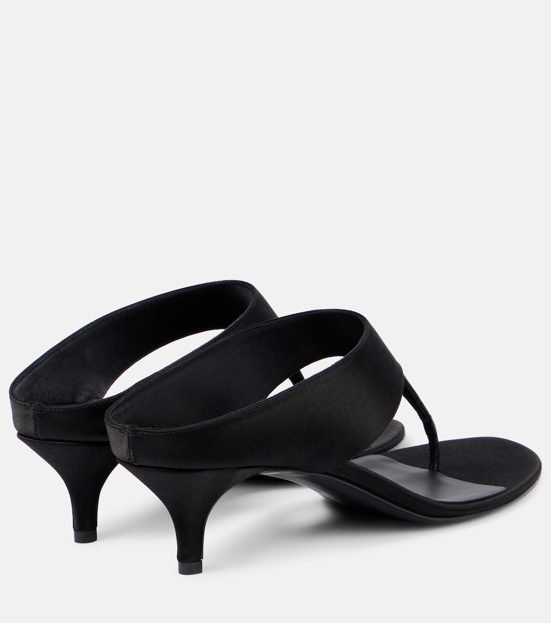 45 satin and leather thong sandals | Magda Butrym