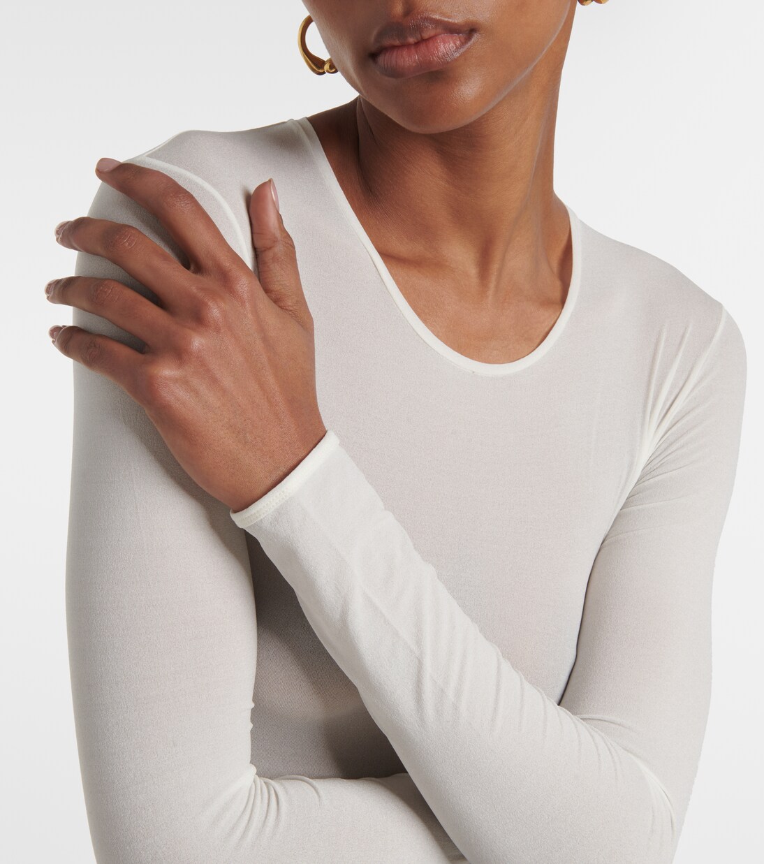 Longsleeve Ames aus einem Seidengemisch | Fforme