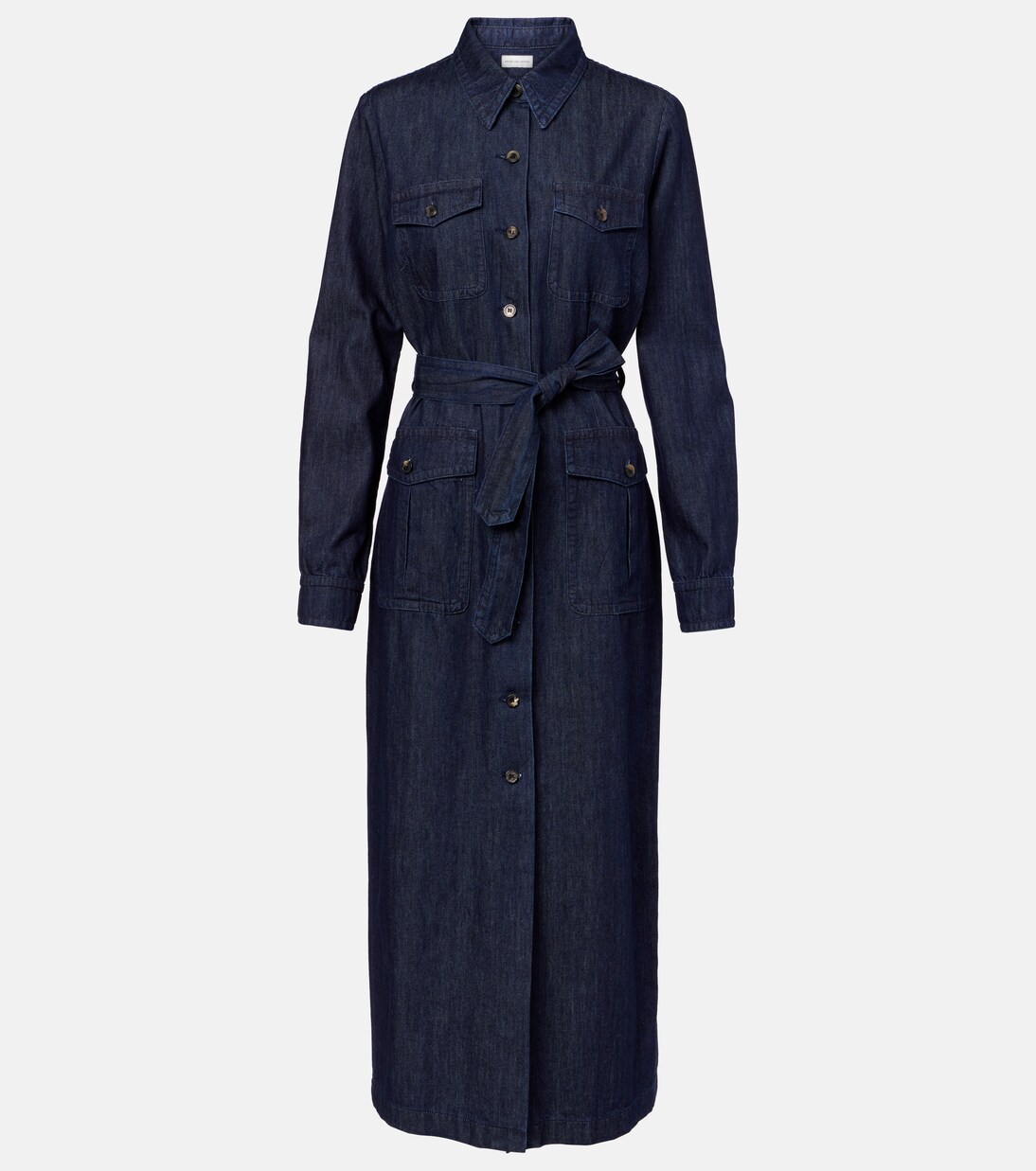 Hemdblusenkleid aus Baumwoll-Denim | Dries Van Noten