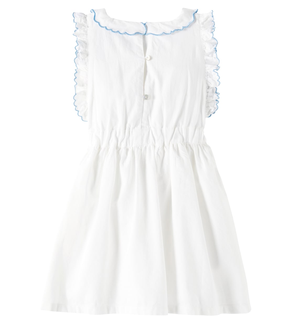 Hermione embroidered cotton baize dress | The New Society