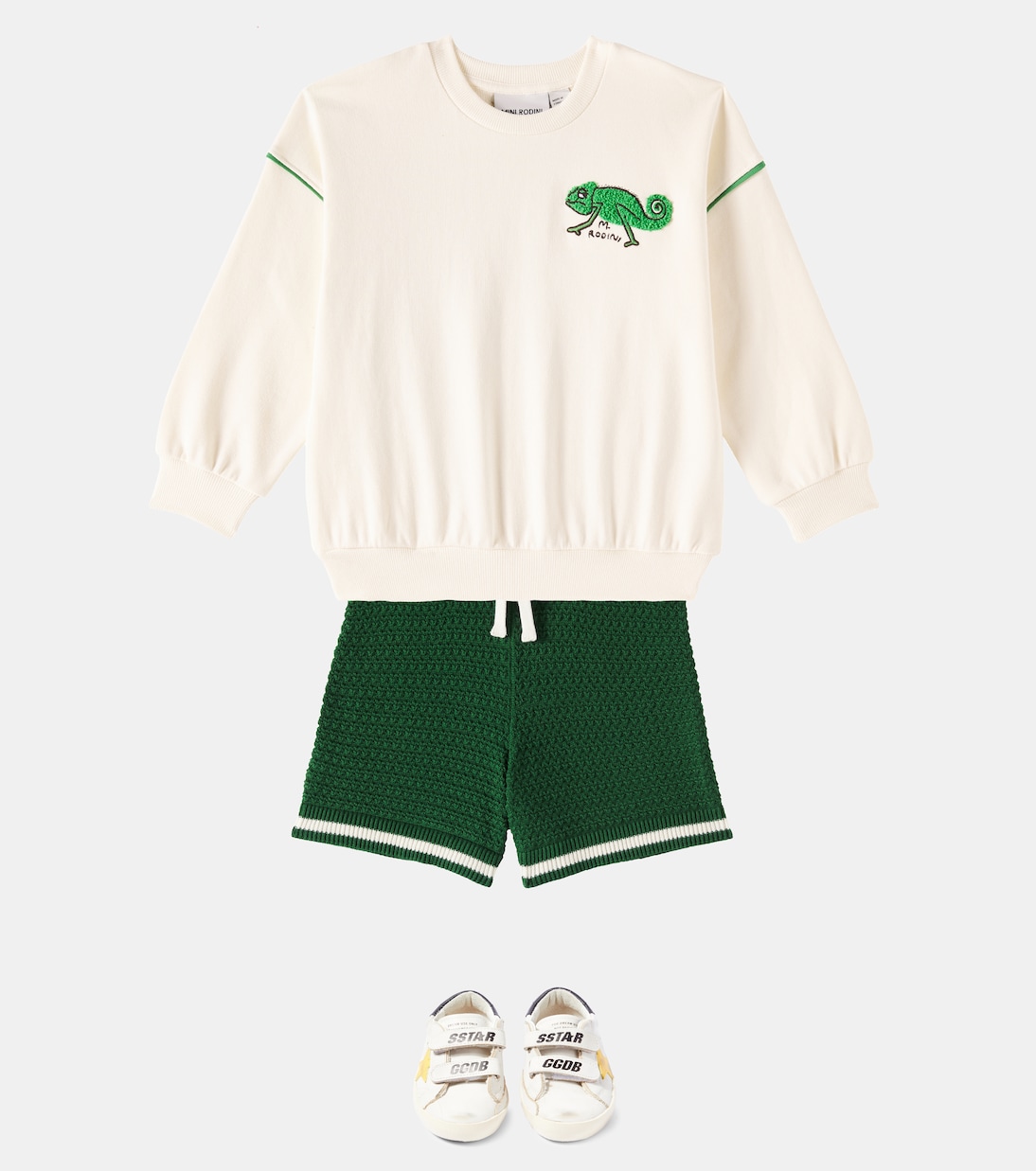 Sudadera Lizard de jersey de algodón | Mini Rodini