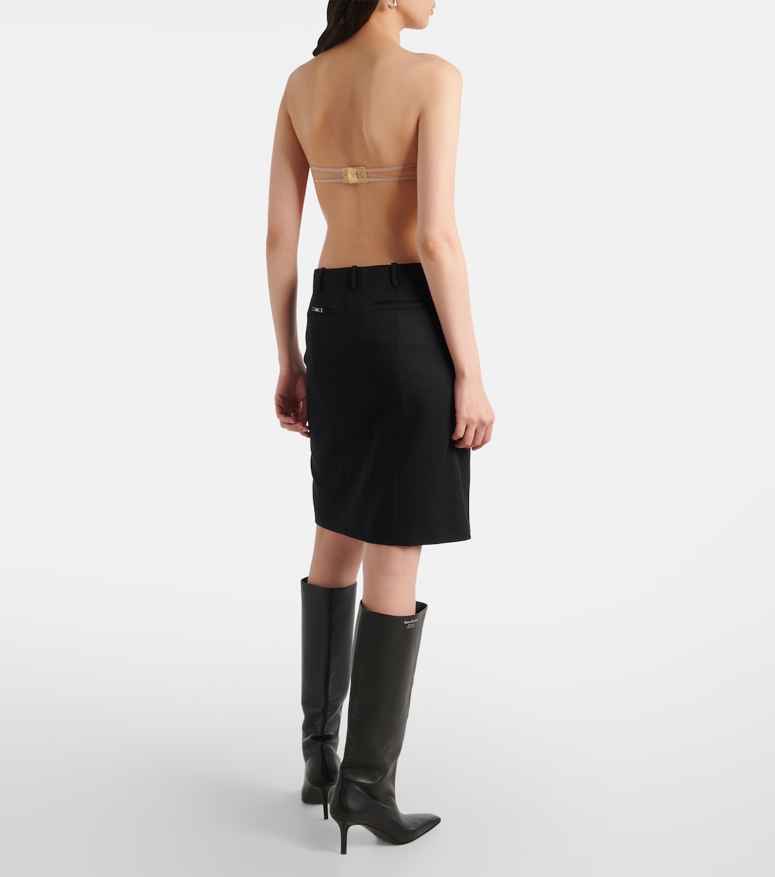 Illusion trompe-l'œil bandeau top | Courrèges