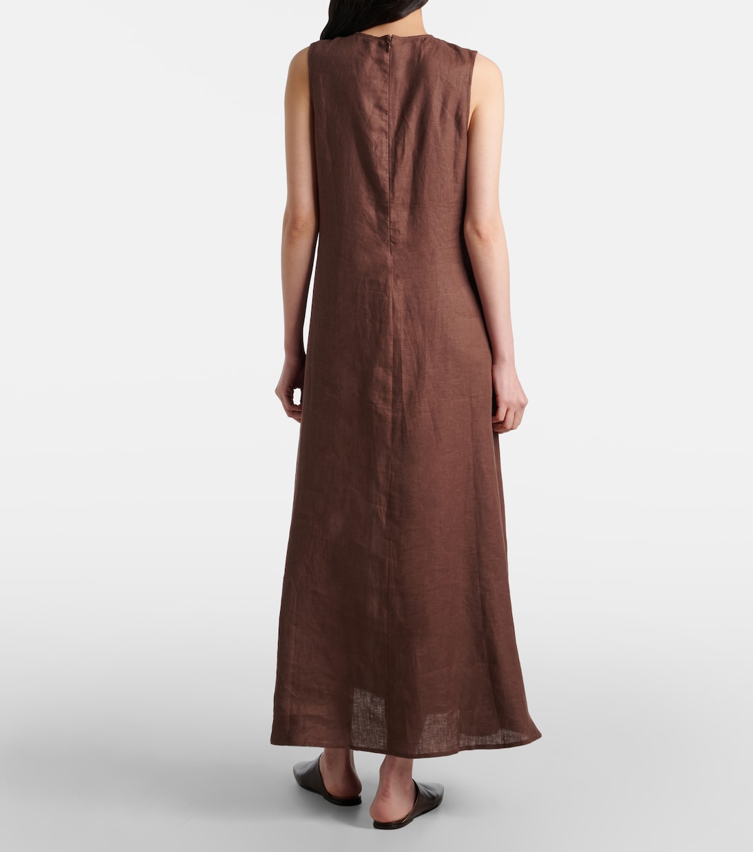 Robe longue Tallin en lin | Asceno