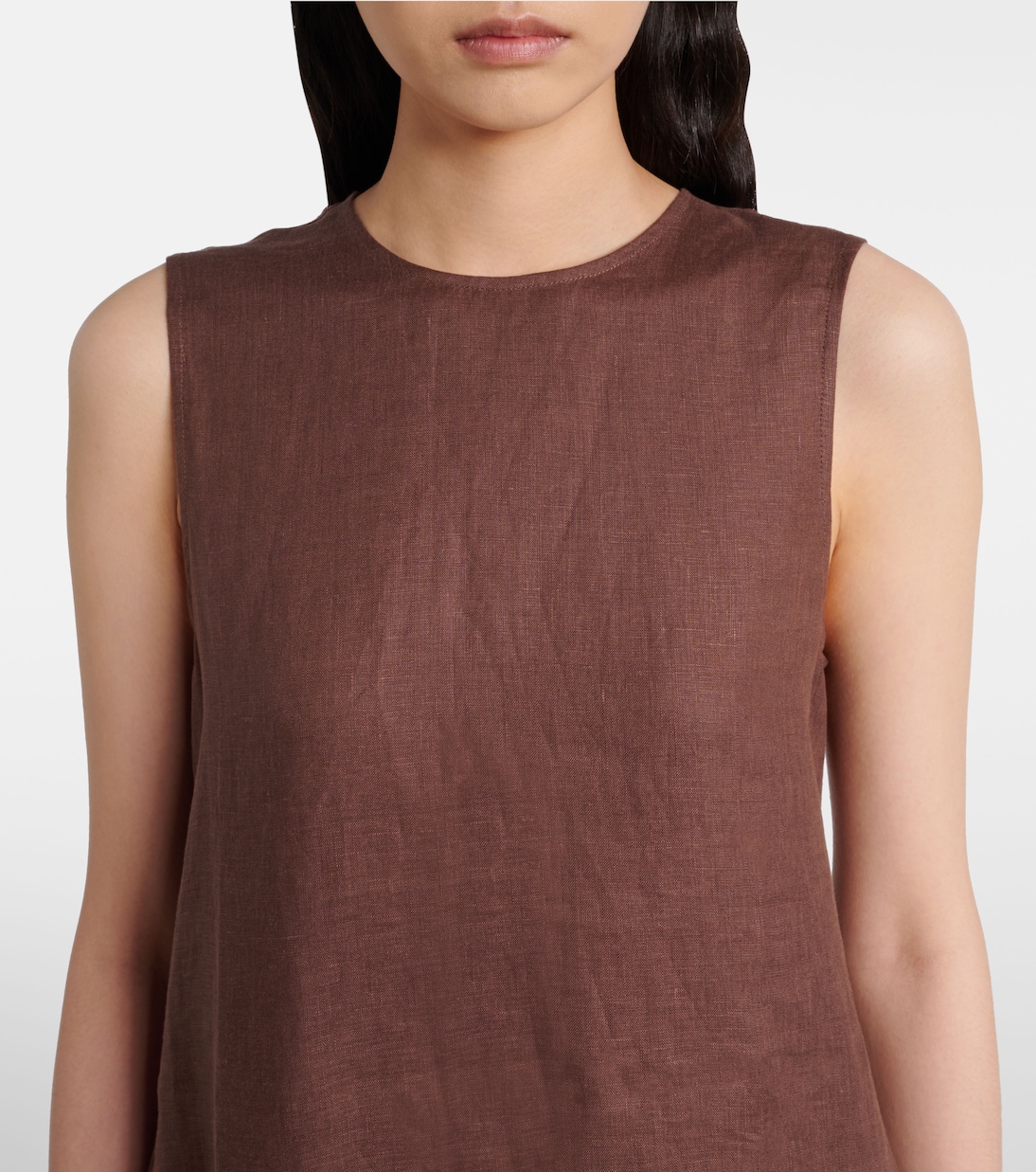 Robe longue Tallin en lin | Asceno