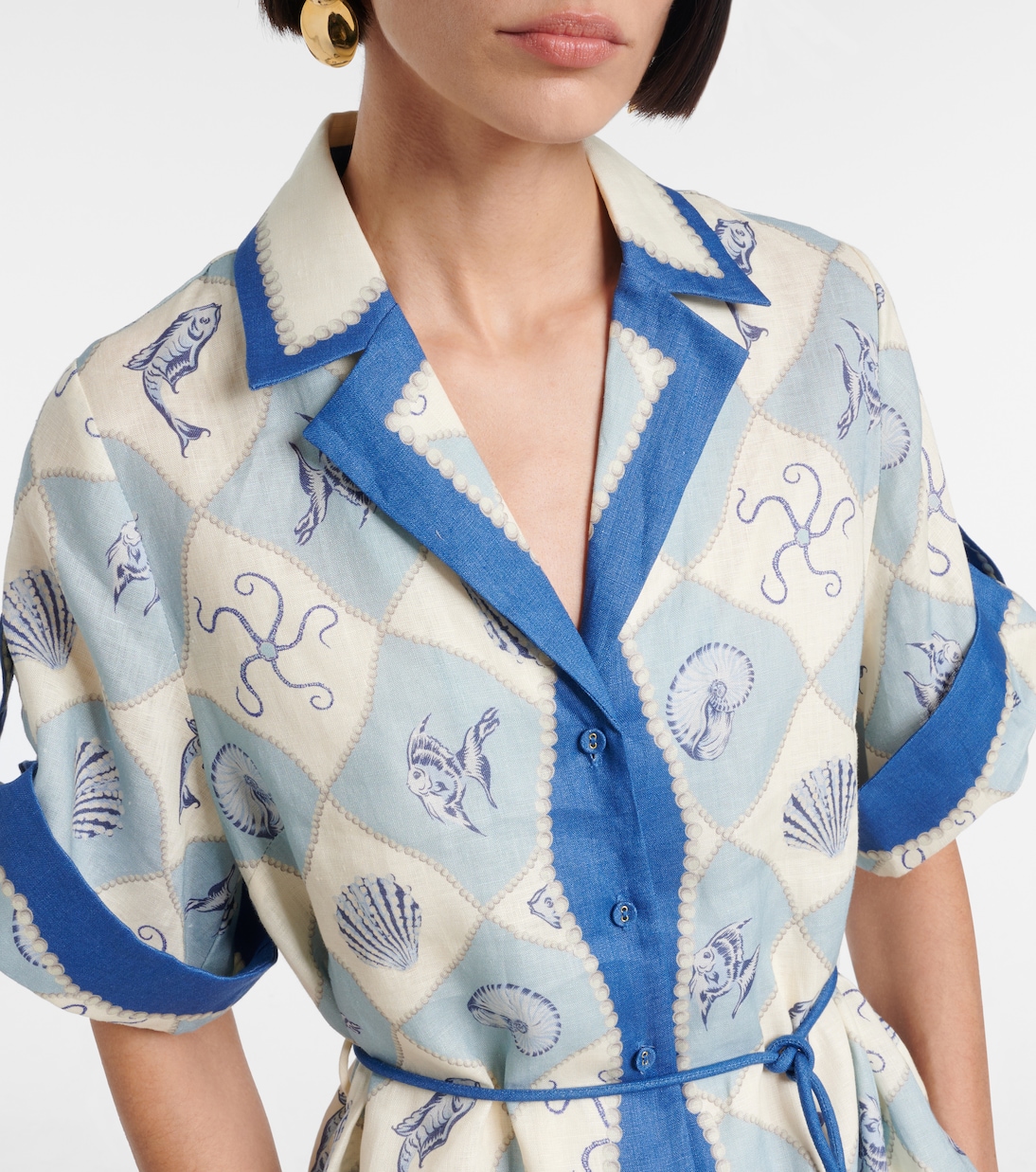 Hemdblusenkleid Pia aus Leinen | Alémais