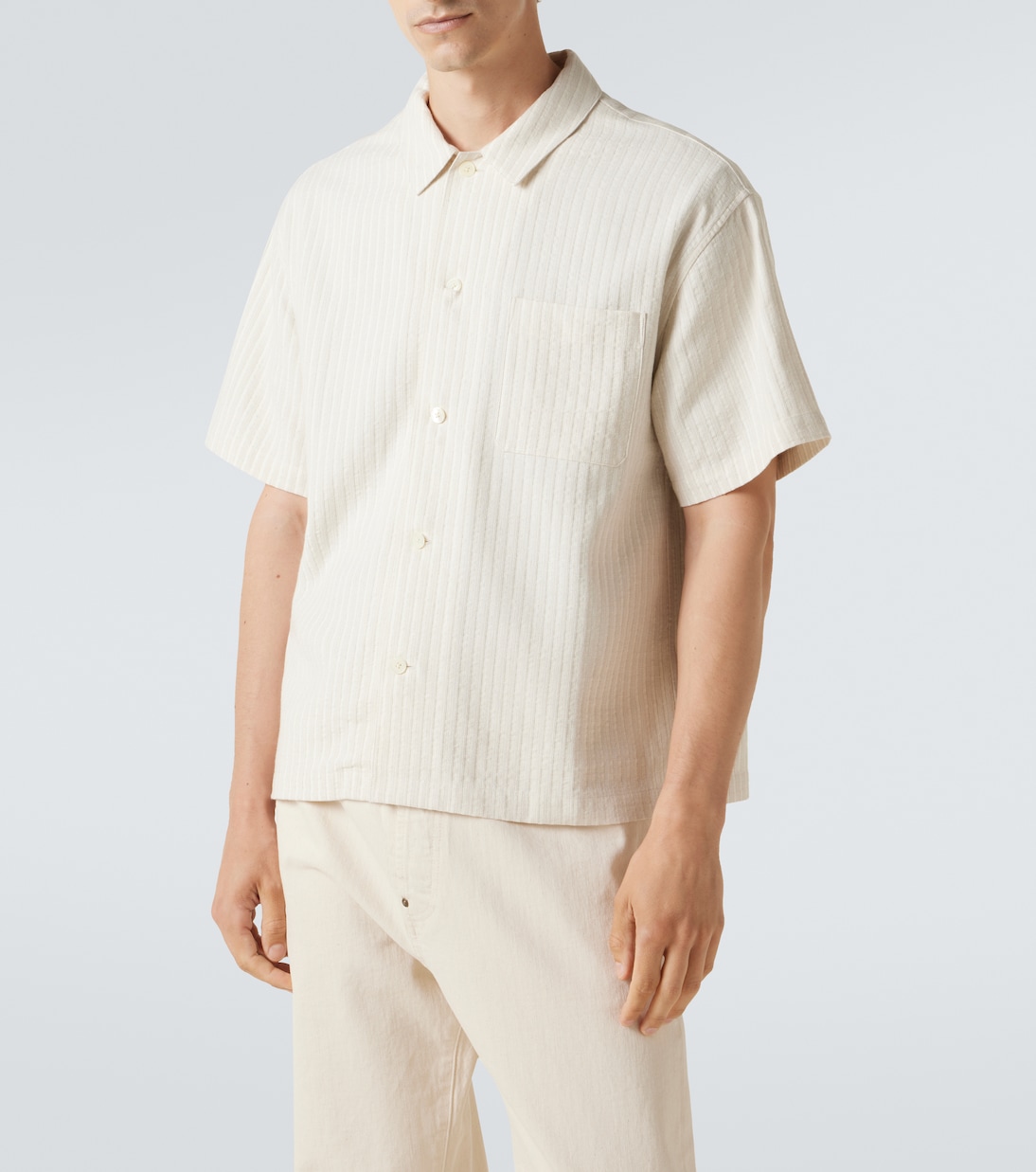 Striped bowling shirt | Frame
