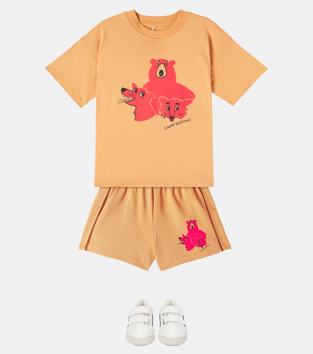 Printed cotton jersey T-shirt | Mini Rodini