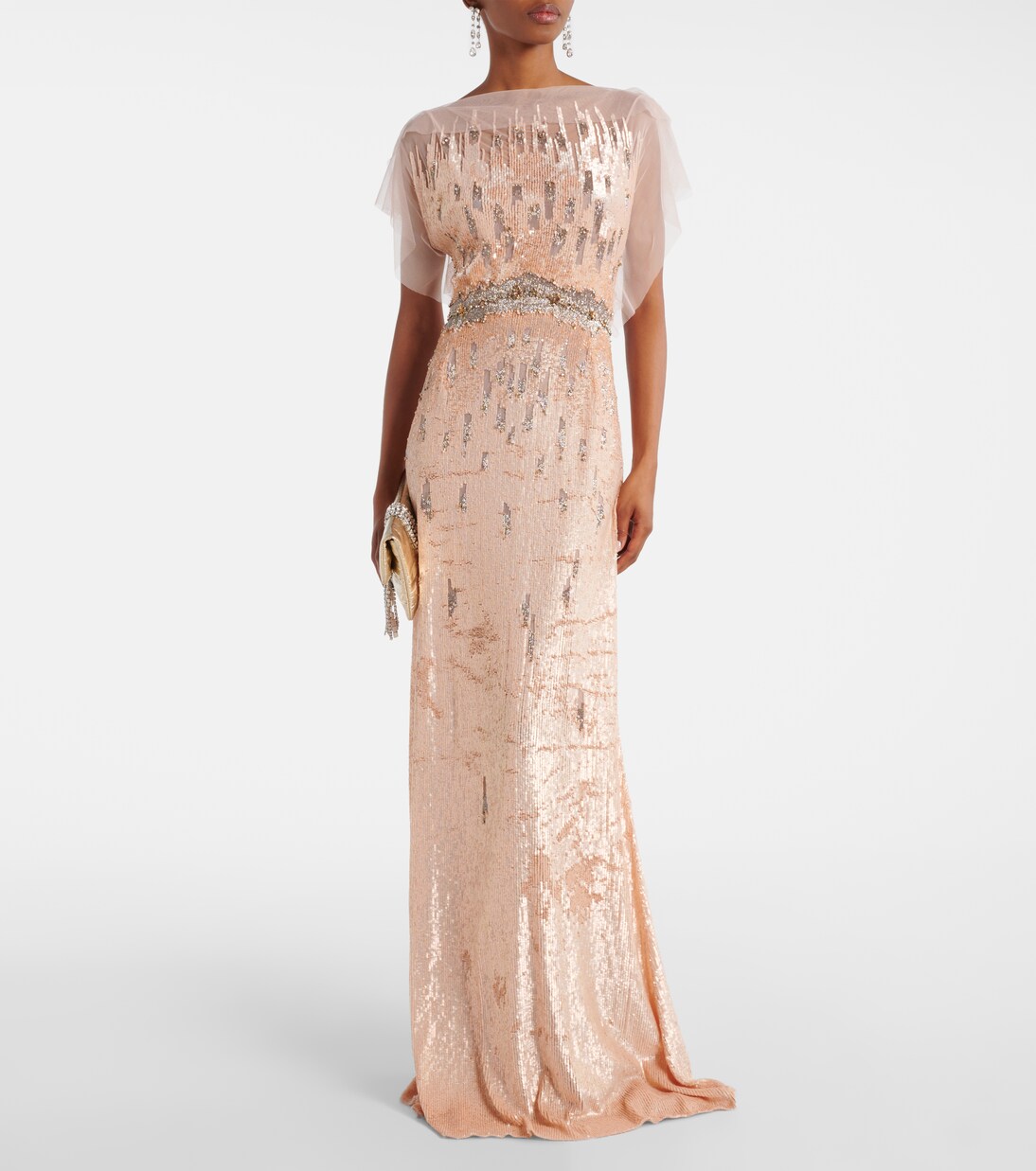 Robe longue Bonnie à ornements | Jenny Packham