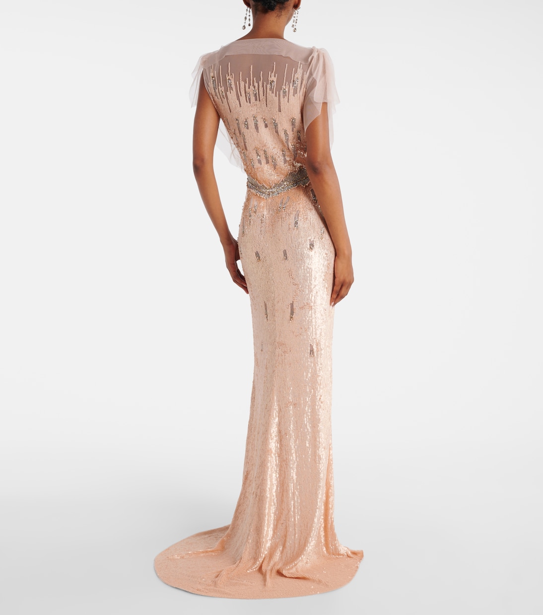 Robe longue Bonnie à ornements | Jenny Packham