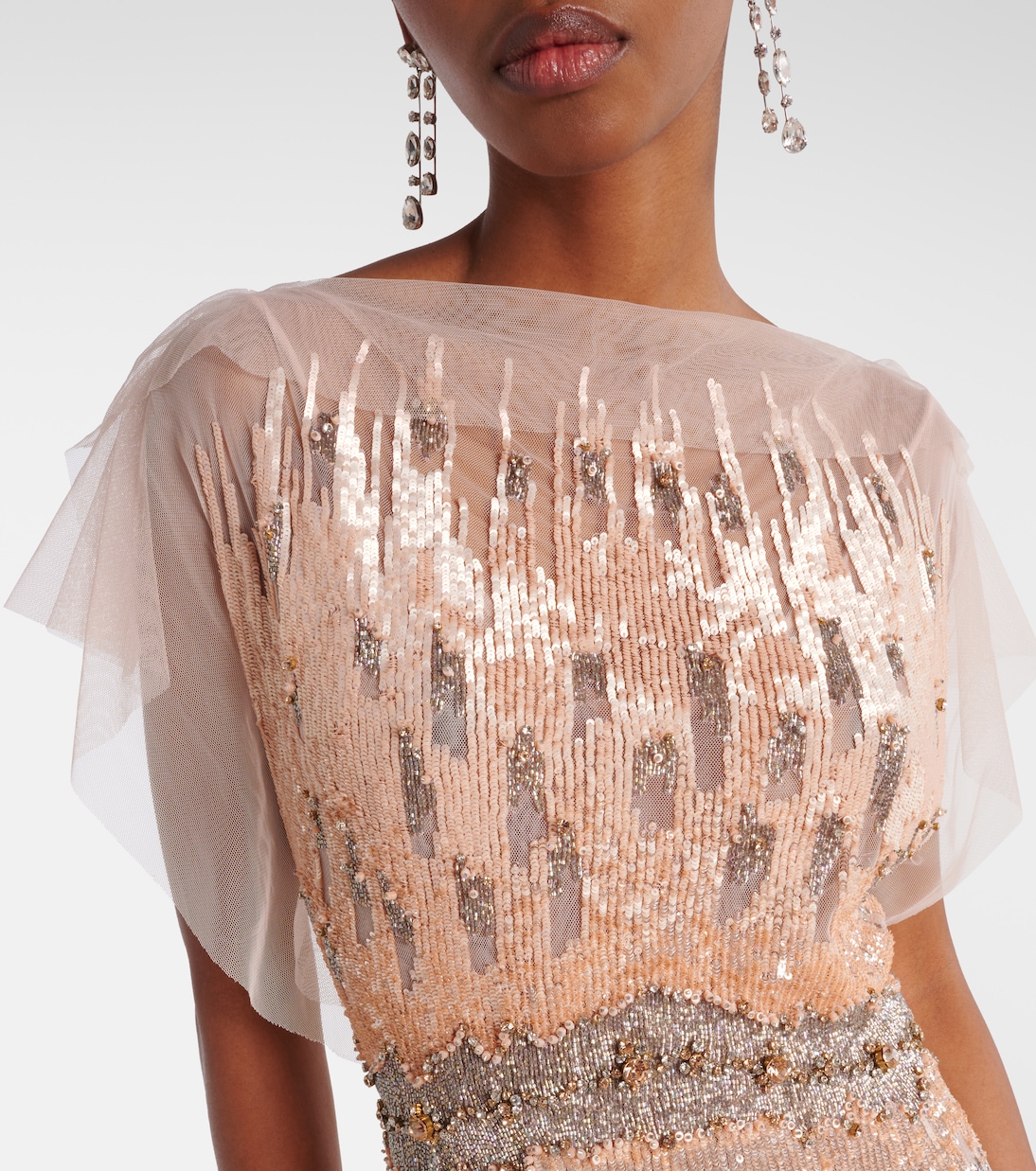 Robe longue Bonnie à ornements | Jenny Packham