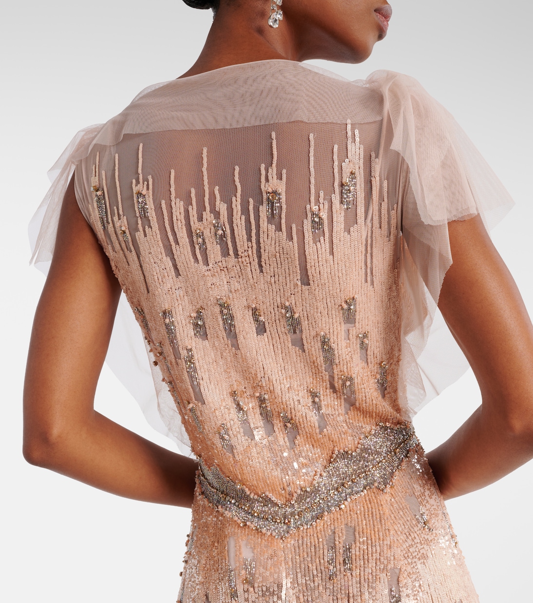 Robe longue Bonnie à ornements | Jenny Packham