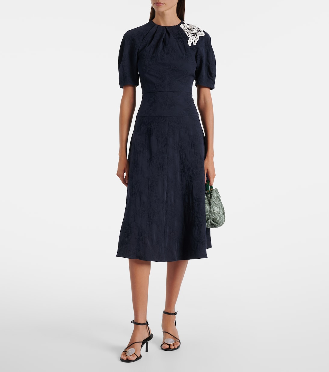 Midikleid aus Jacquard | Erdem