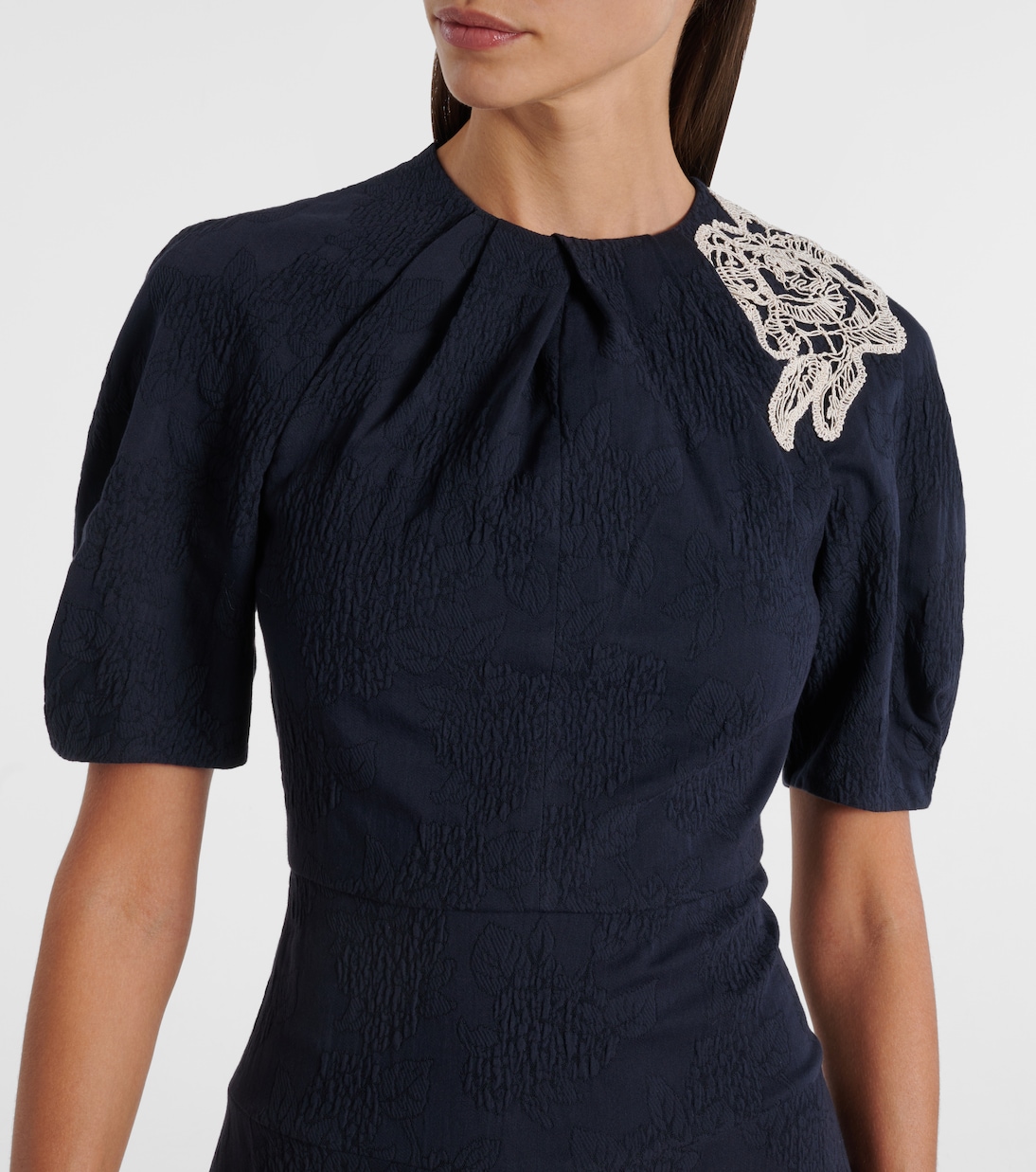 Midikleid aus Jacquard | Erdem