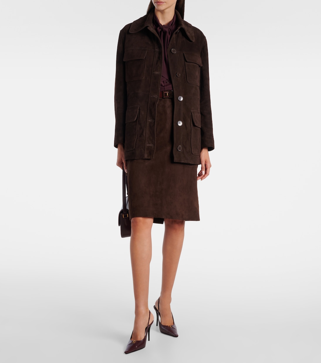 Jacke Lorien aus Veloursleder | Nour Hammour