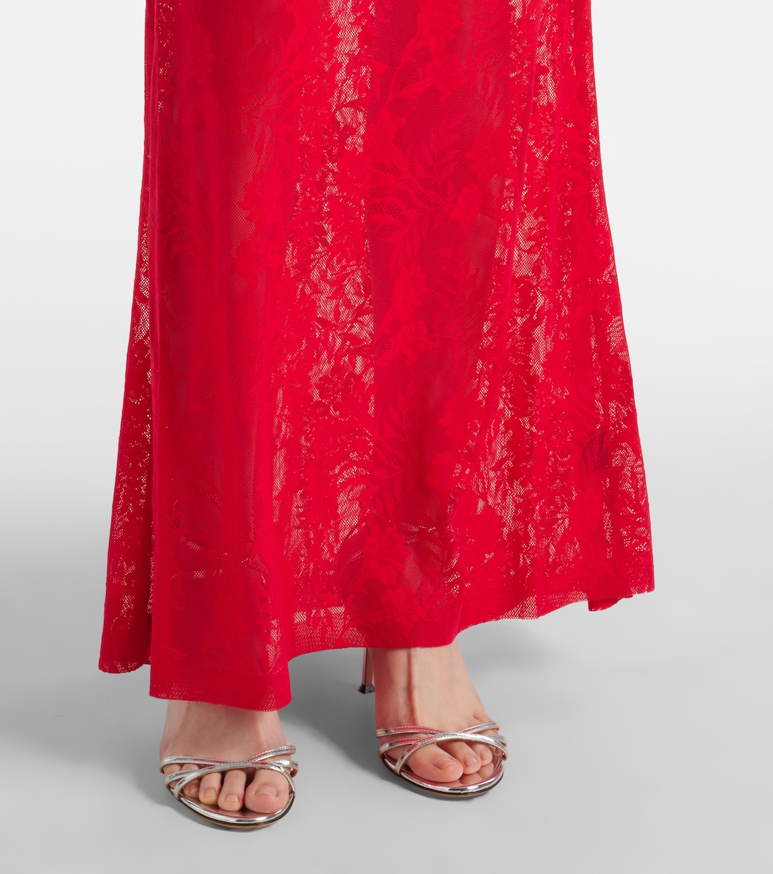 Robe longue Obie en dentelle | Norma Kamali