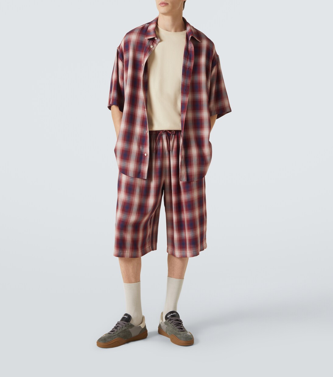 Checked oversized shirt | Acne Studios