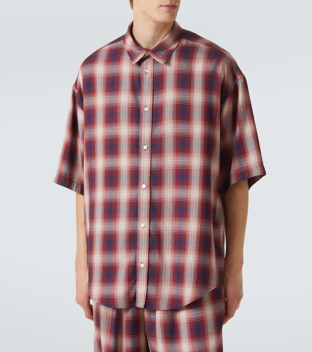 Checked oversized shirt | Acne Studios