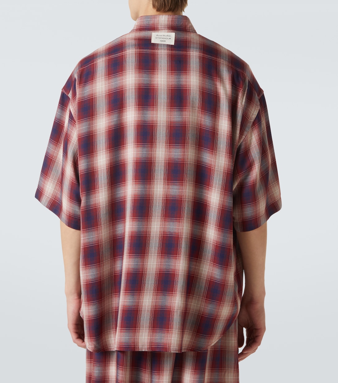 Checked oversized shirt | Acne Studios