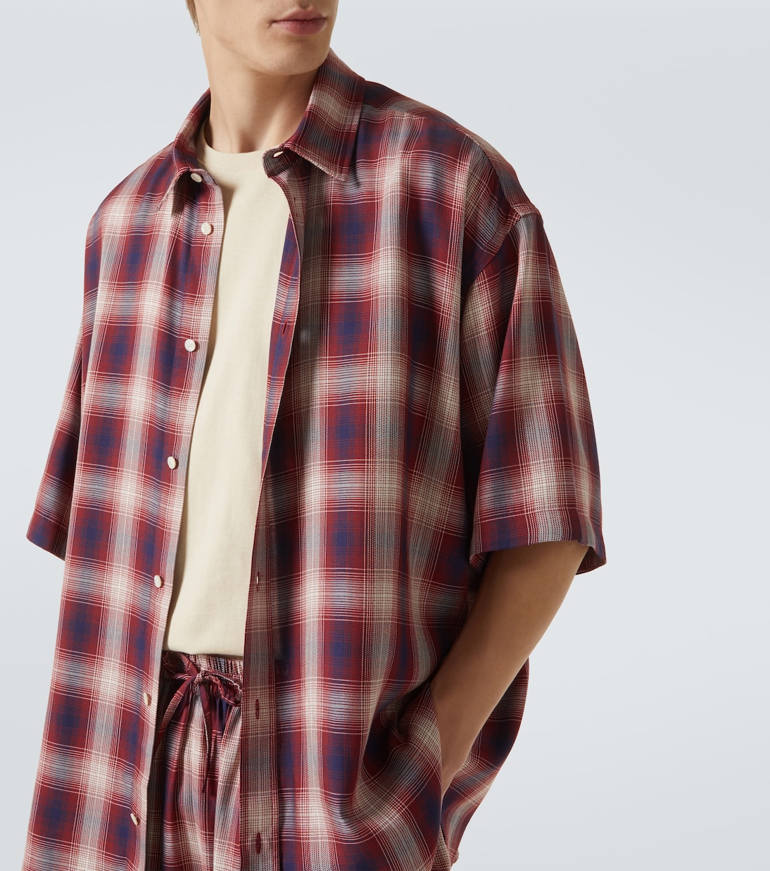 Checked oversized shirt | Acne Studios