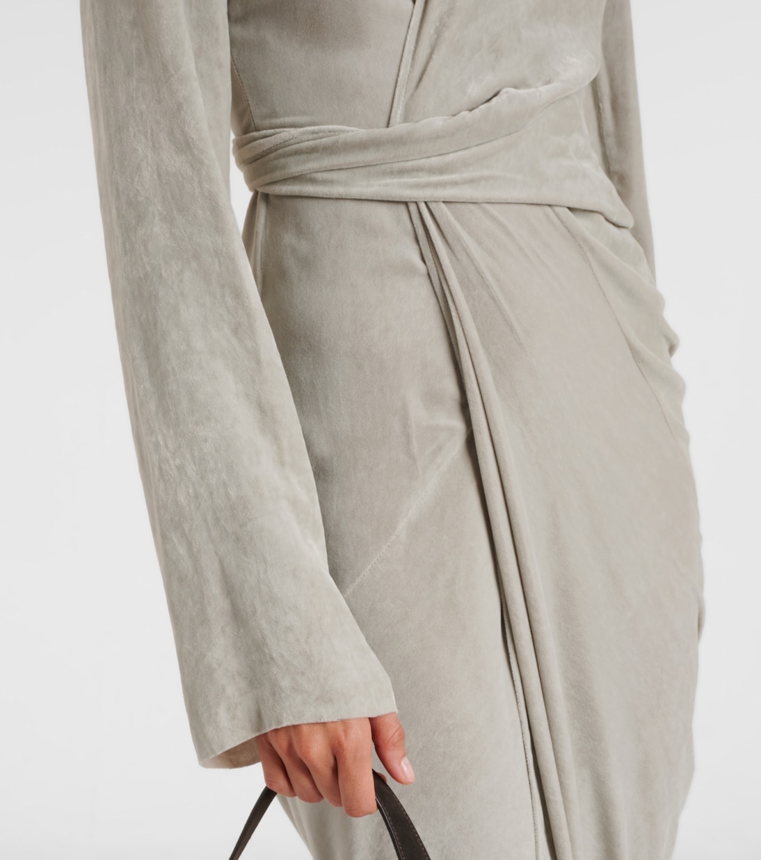 裹身加长连衣裙 | Rick Owens