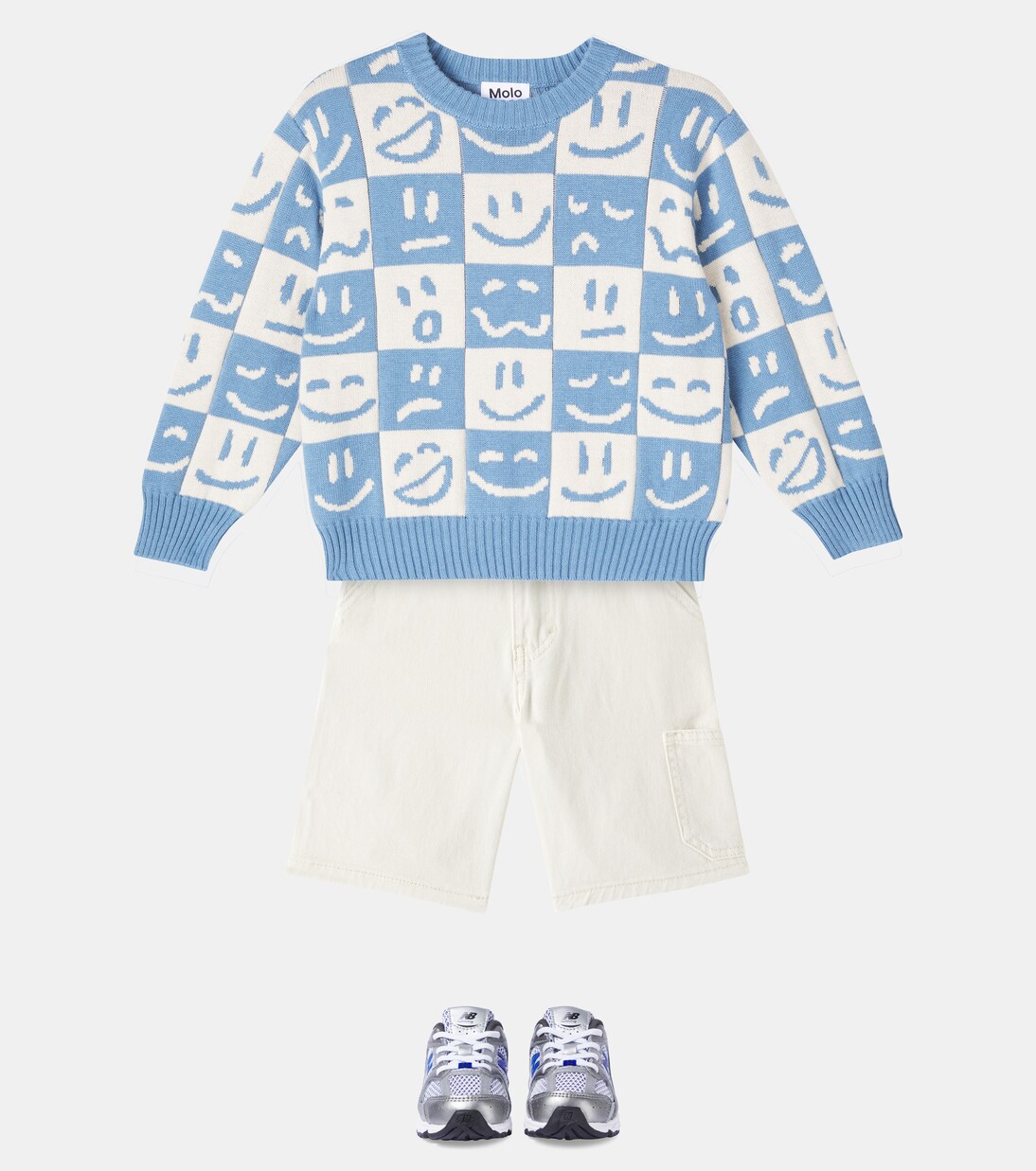 Bello cotton and wool sweater | Molo