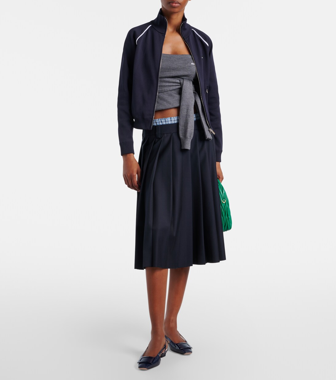 Belle Vivier 25皮革芭蕾舞平底鞋 | Roger Vivier