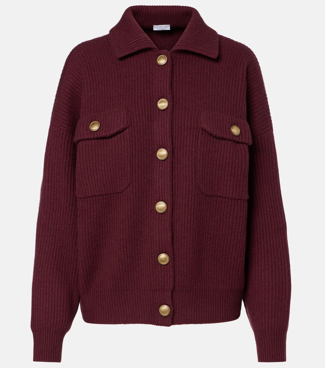 Cardigan en laine, cachemire et soie | Brunello Cucinelli