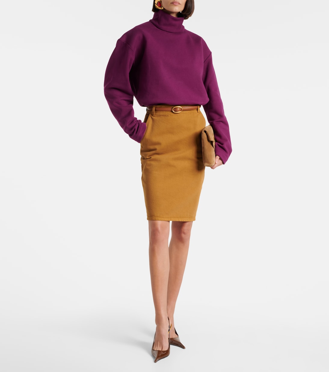 Cotton fleece sweatshirt | Saint Laurent