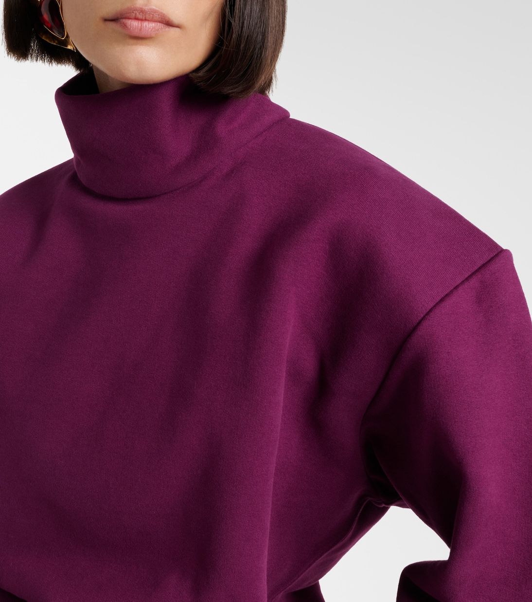 Cotton fleece sweatshirt | Saint Laurent