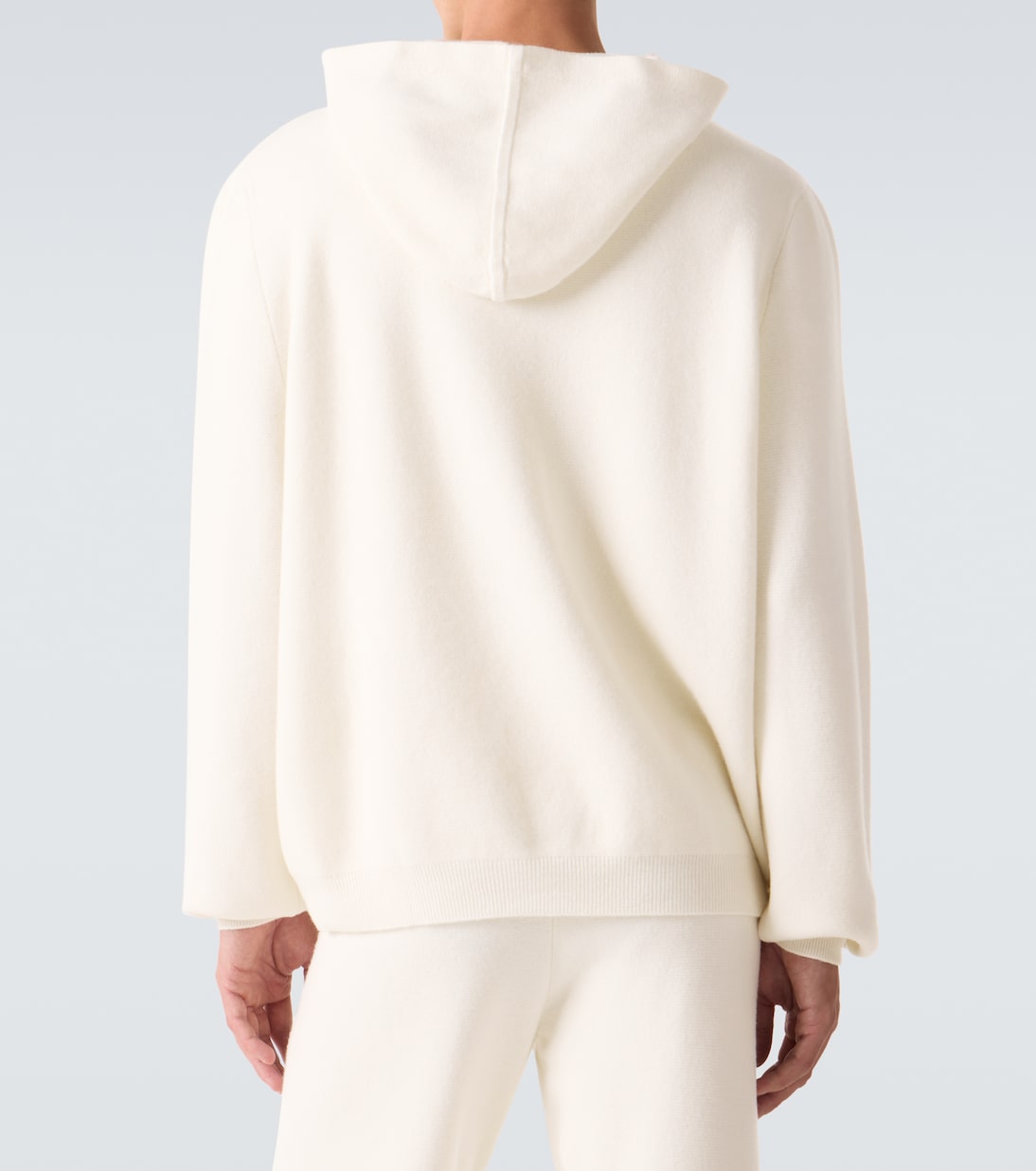 Cashmere hoodie with amethyst | God's True Cashmere