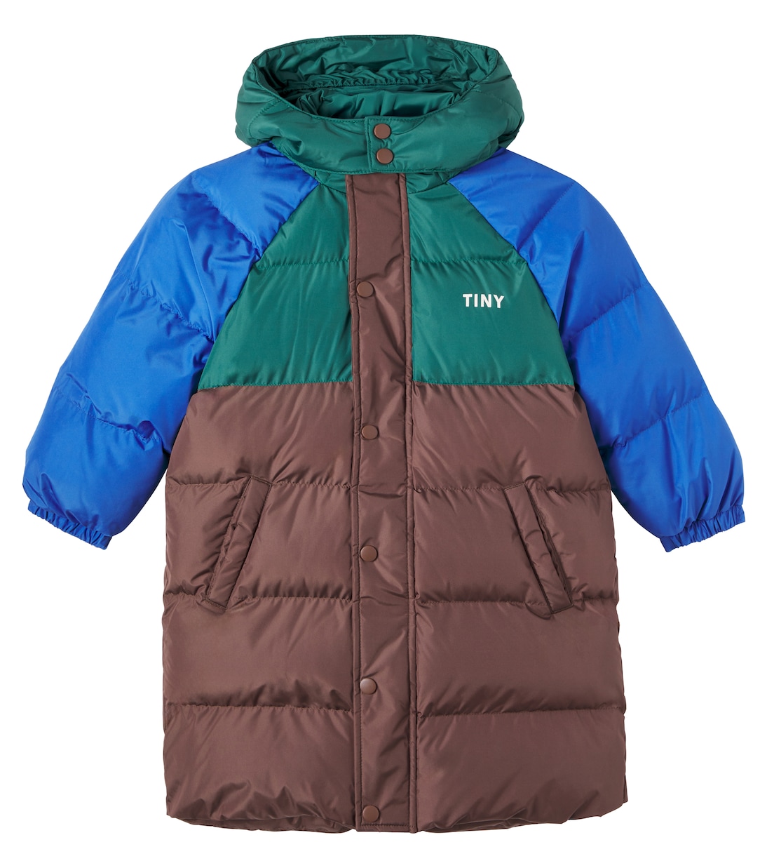 Colorblocked coat  | Tinycottons