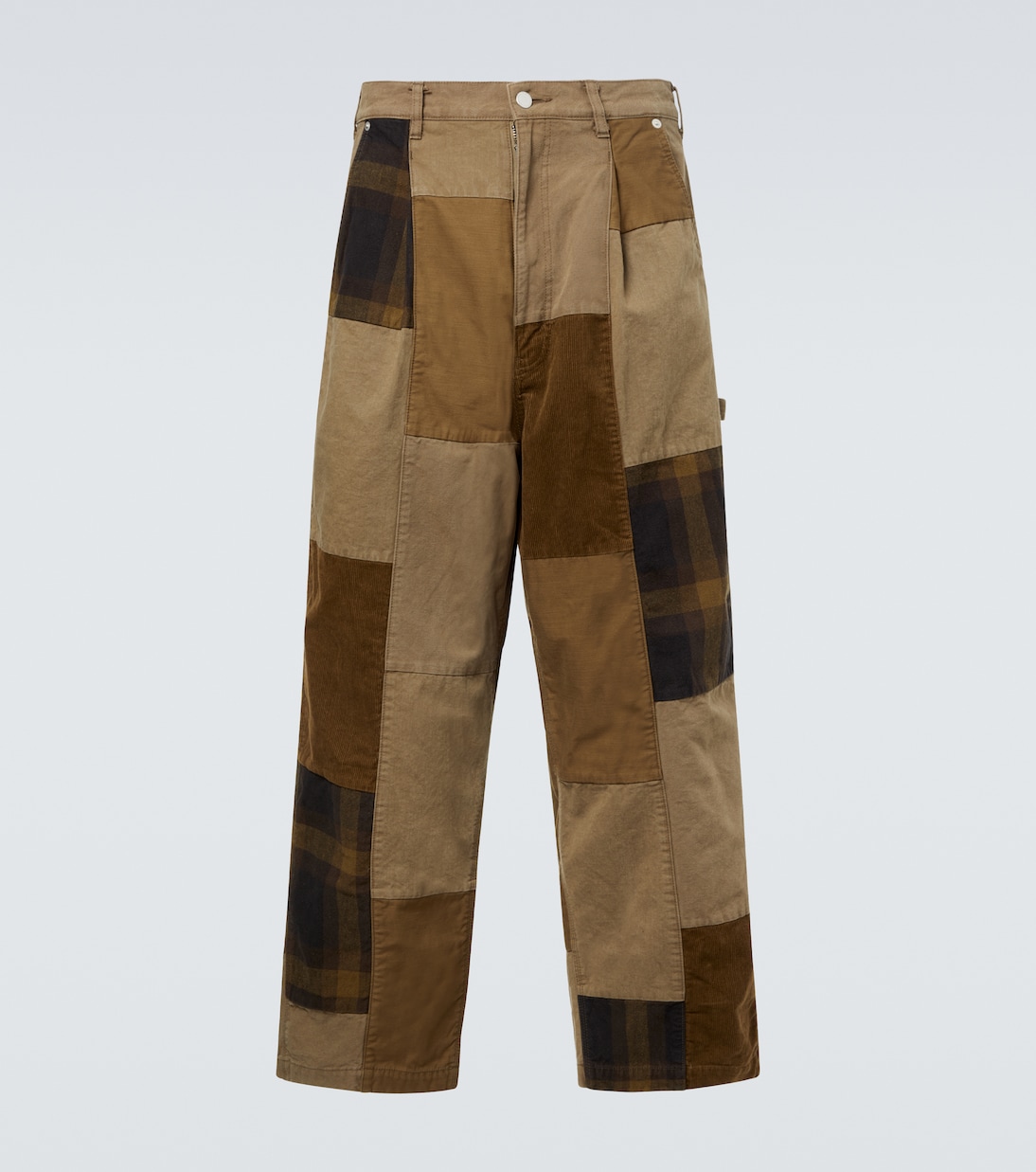 Patchwork cotton wide-leg pants | Comme des Garçons Homme