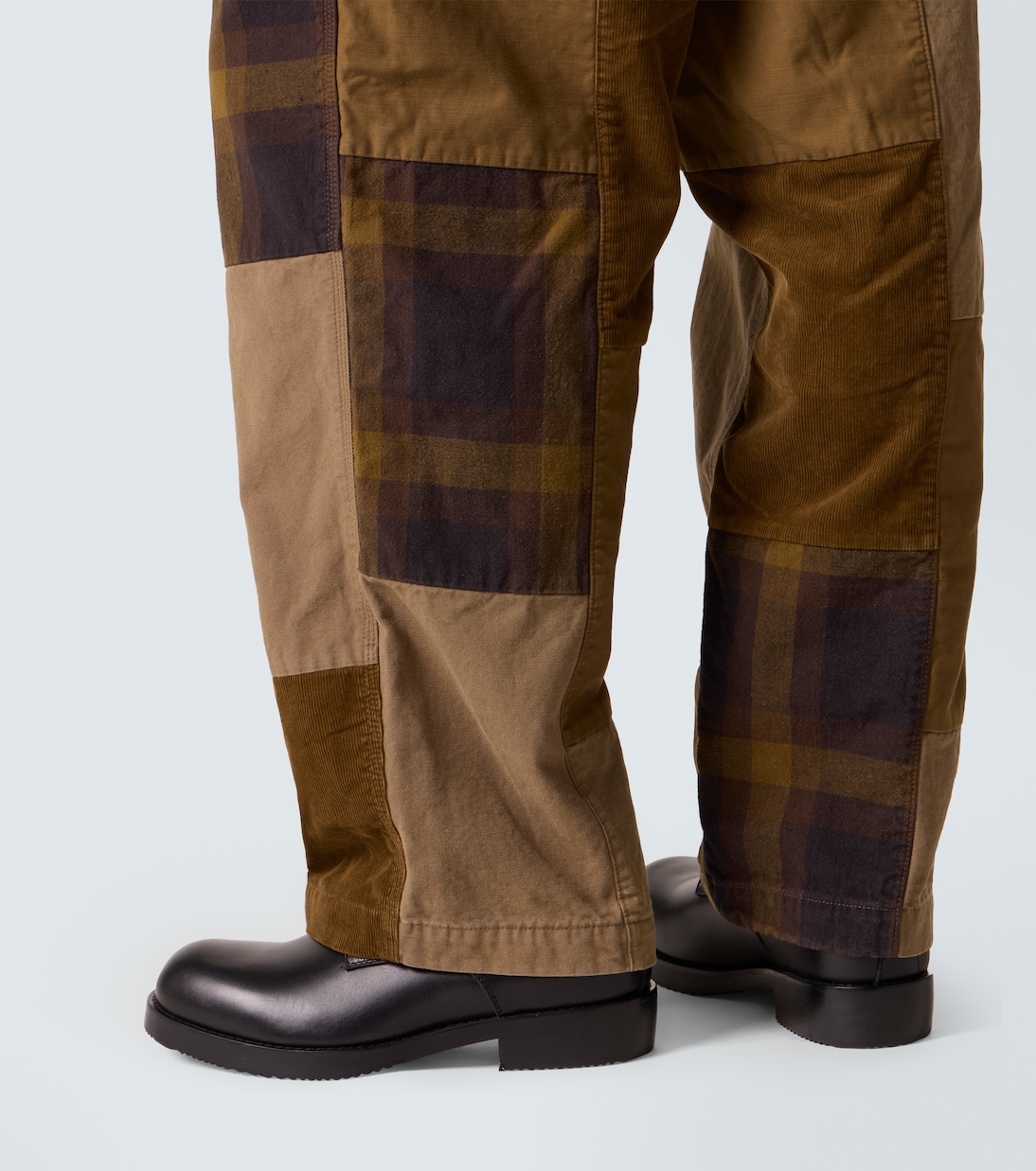 Patchwork cotton wide-leg pants | Comme des Garçons Homme