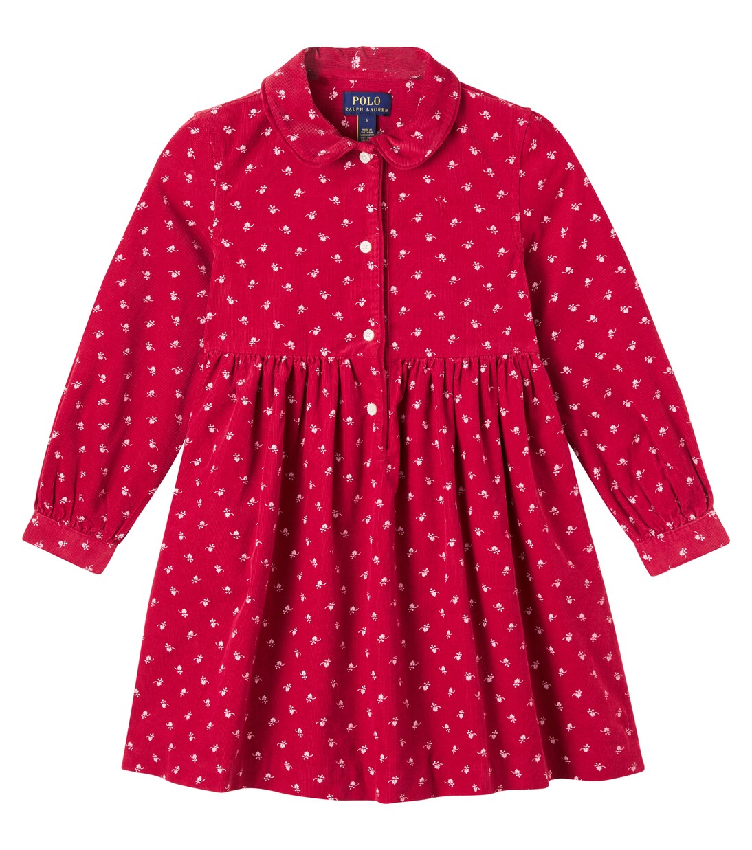 Robe en velours côtelé | Polo Ralph Lauren Kids