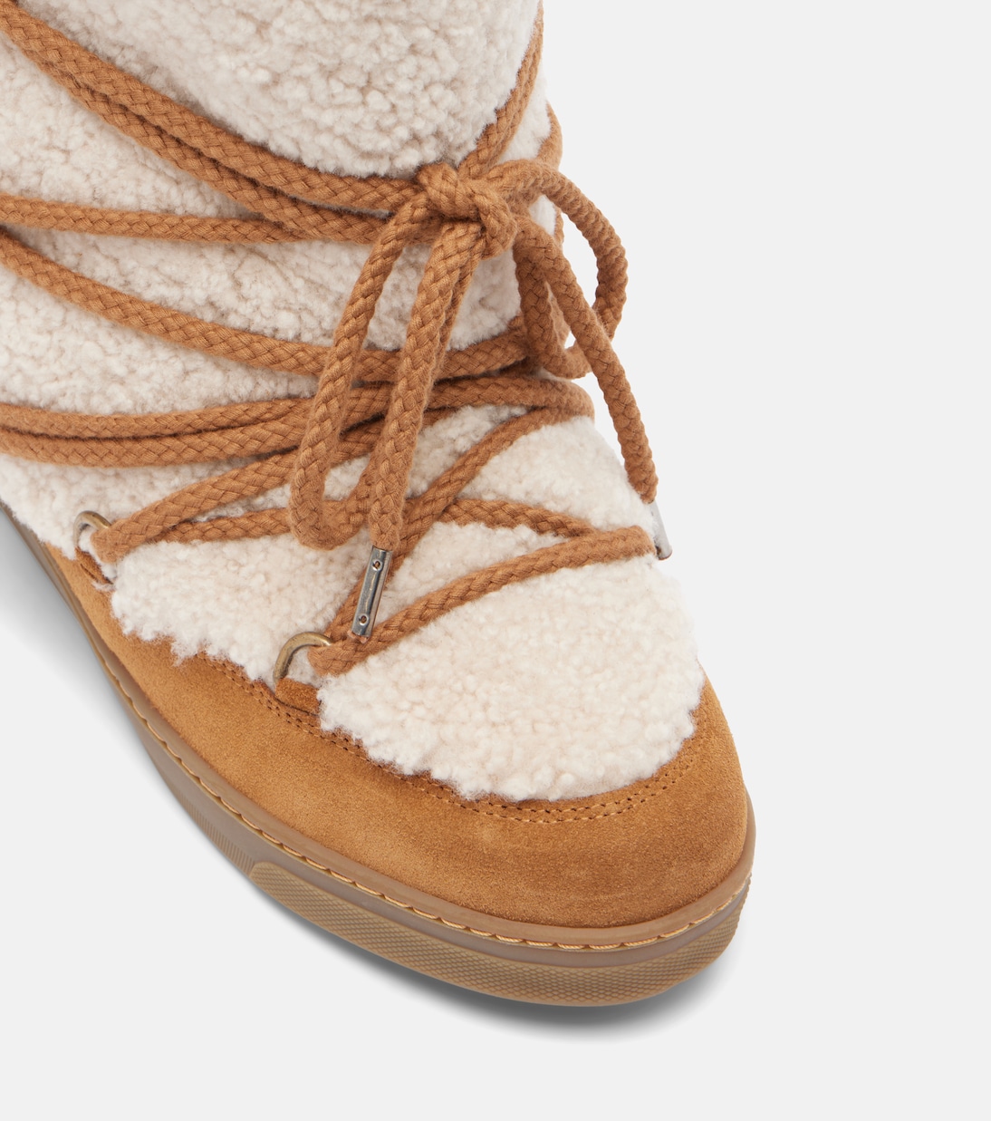 Schneestiefel aus Shearling und Veloursleder | Isabel Marant