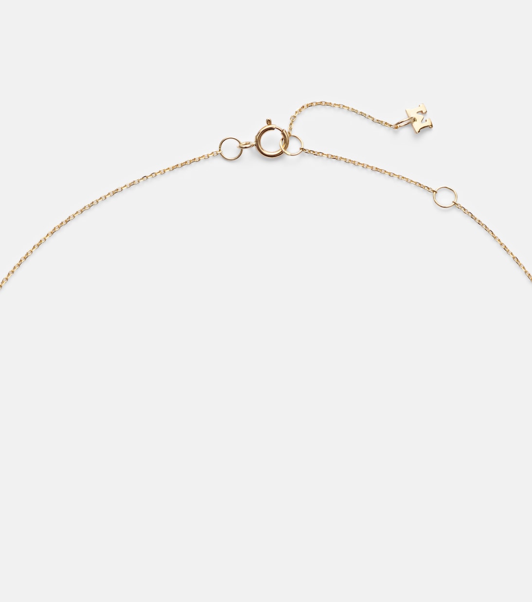 14kt gold pendant necklace with pearl and diamond | Mateo