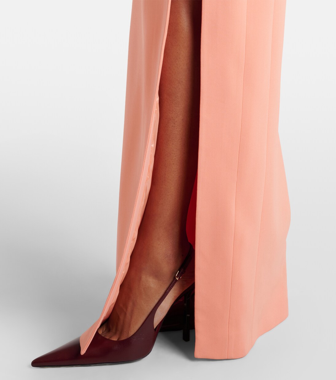 Robe longue à appliqué floral | David Koma