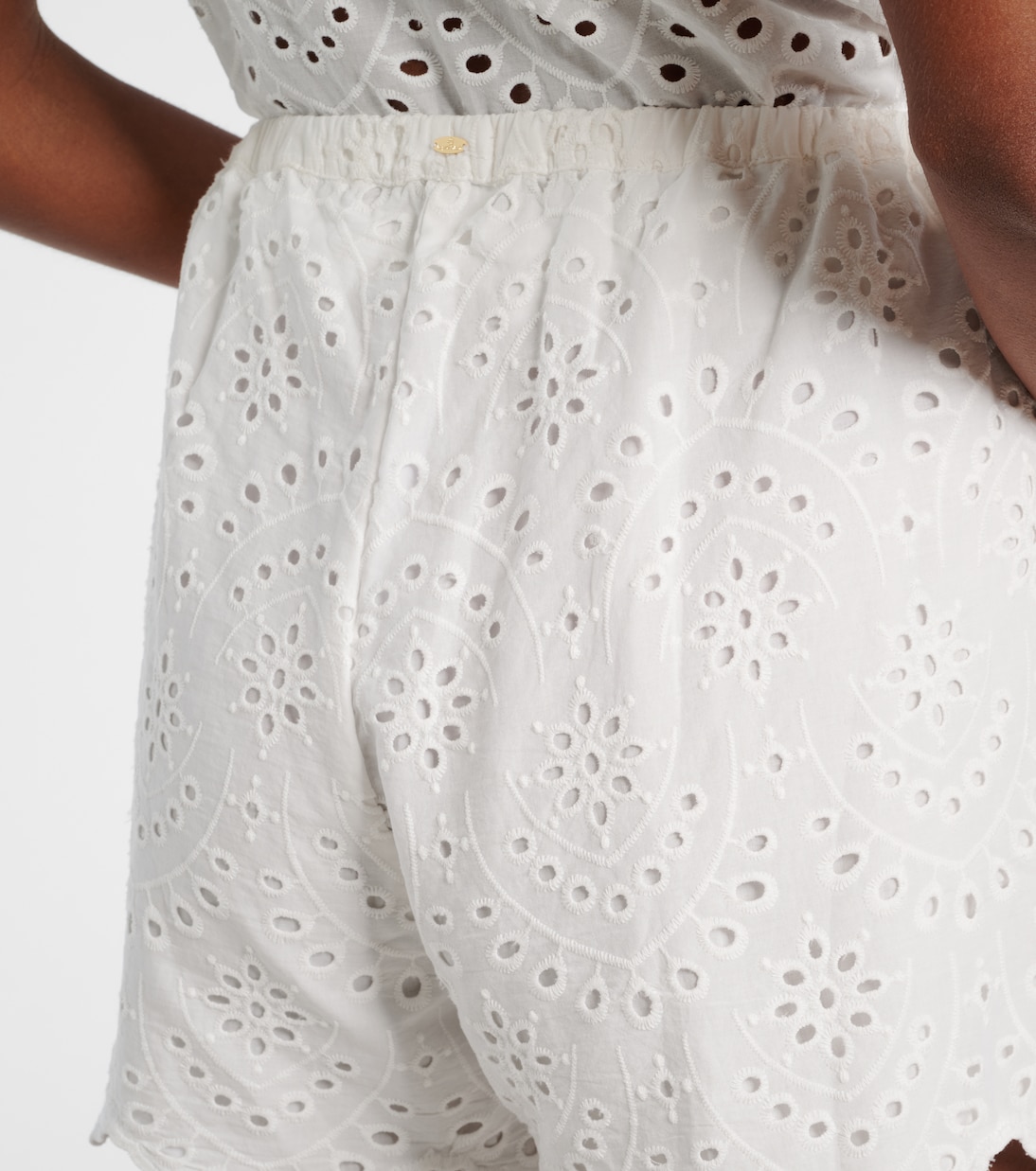 Cruse broderie anglaise cotton shorts | Poupette St Barth