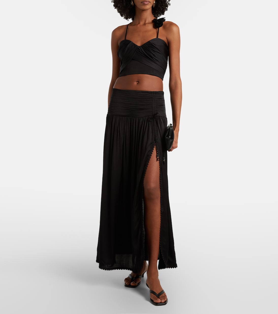 Scalloped maxi skirt | Poupette St Barth