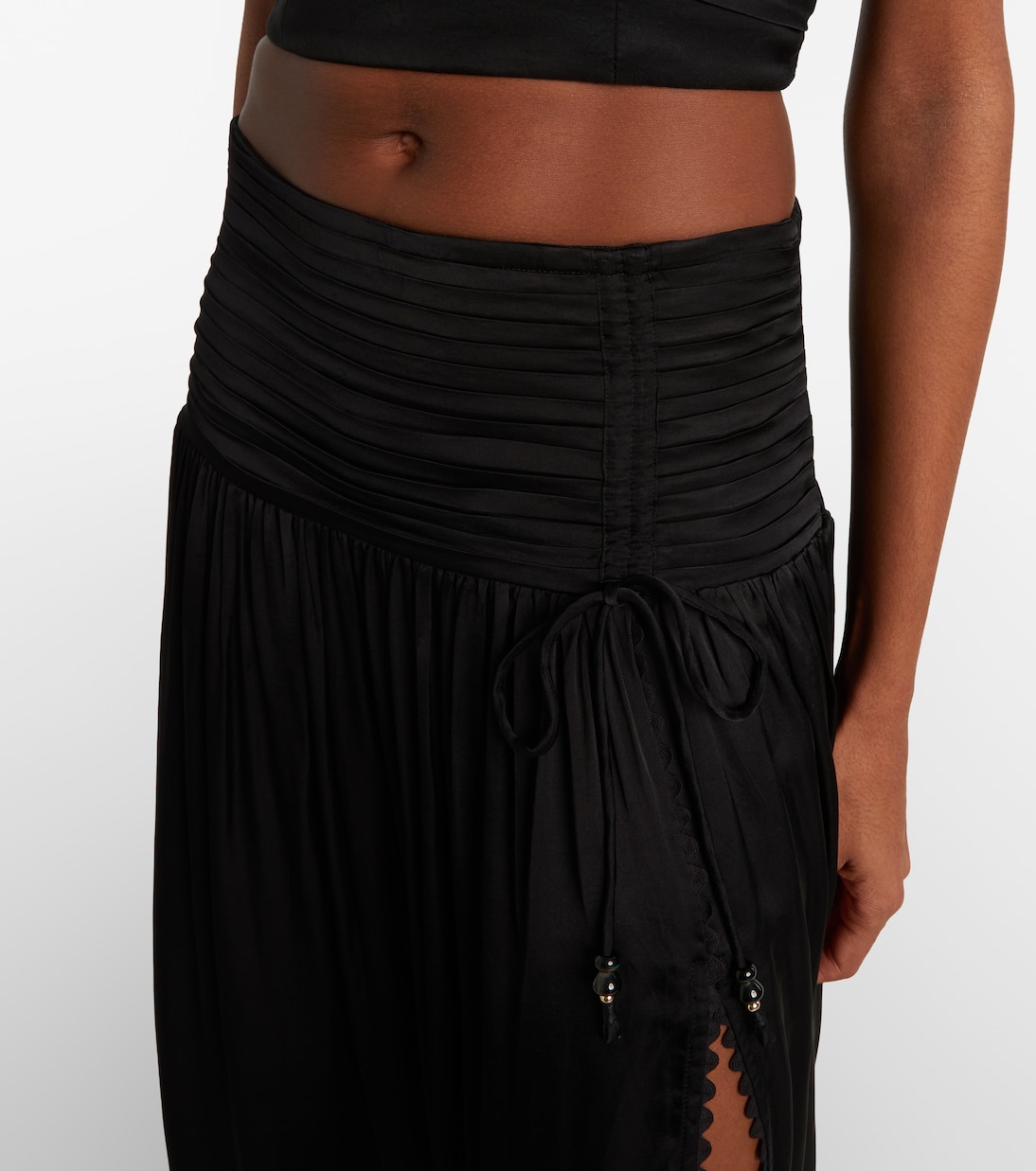 Scalloped maxi skirt | Poupette St Barth