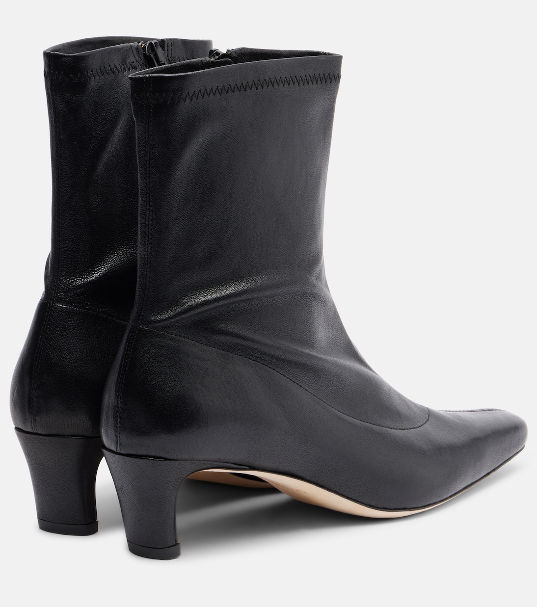 Wally leather ankle boots | Staud