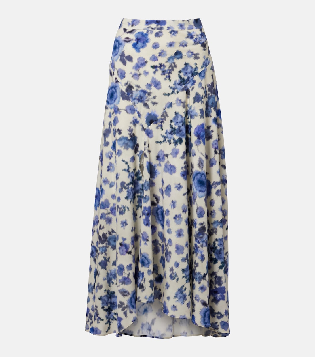 Sakura floral silk-blend midi skirt | Isabel Marant
