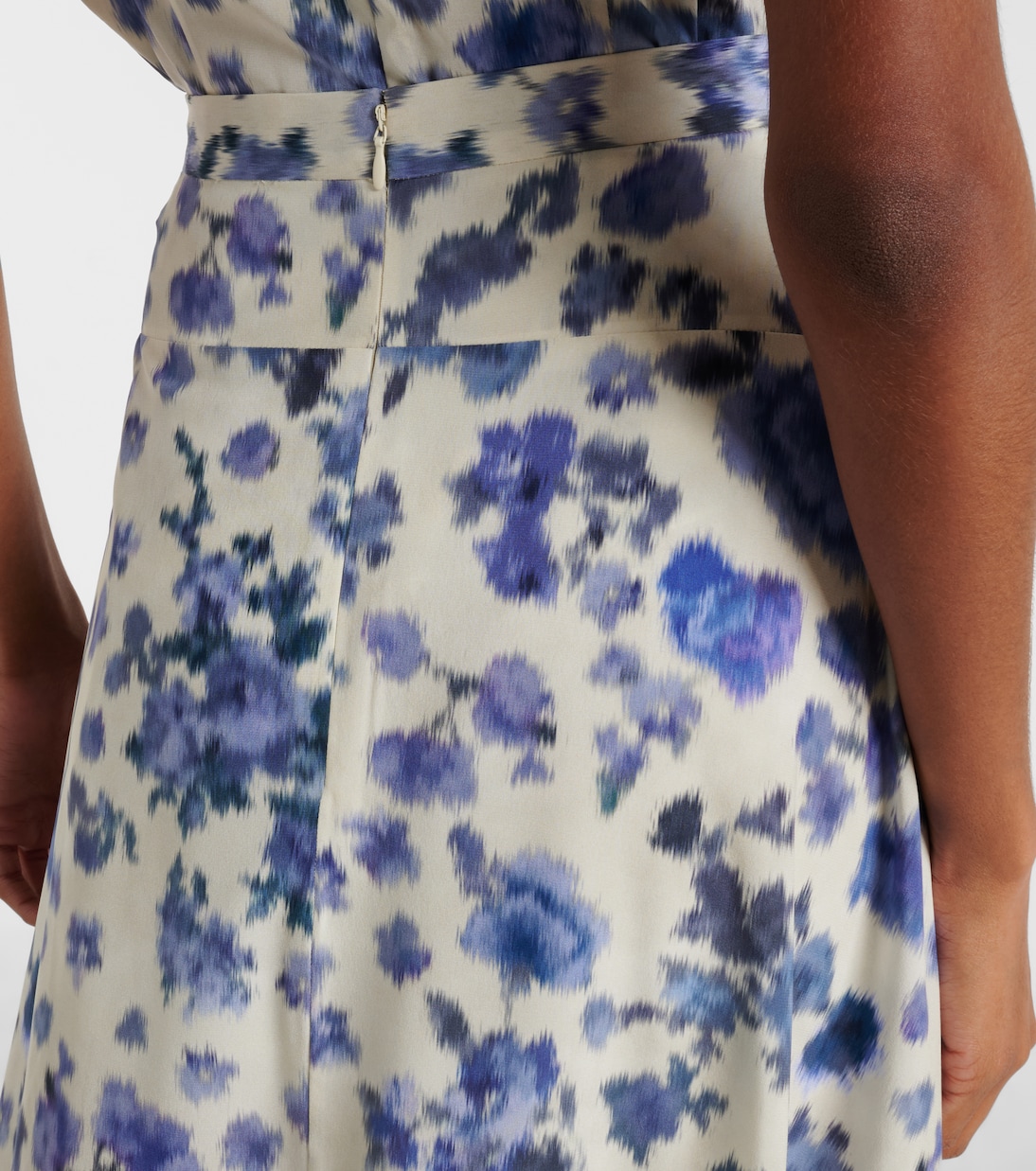 Sakura floral silk-blend midi skirt | Isabel Marant