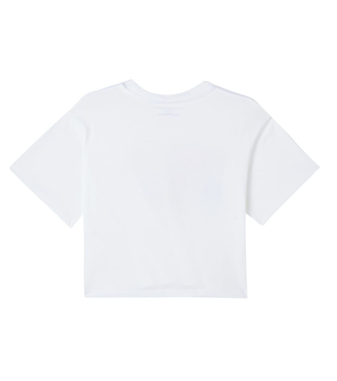 T-shirt in jersey di cotone con logo | Stella McCartney Kids