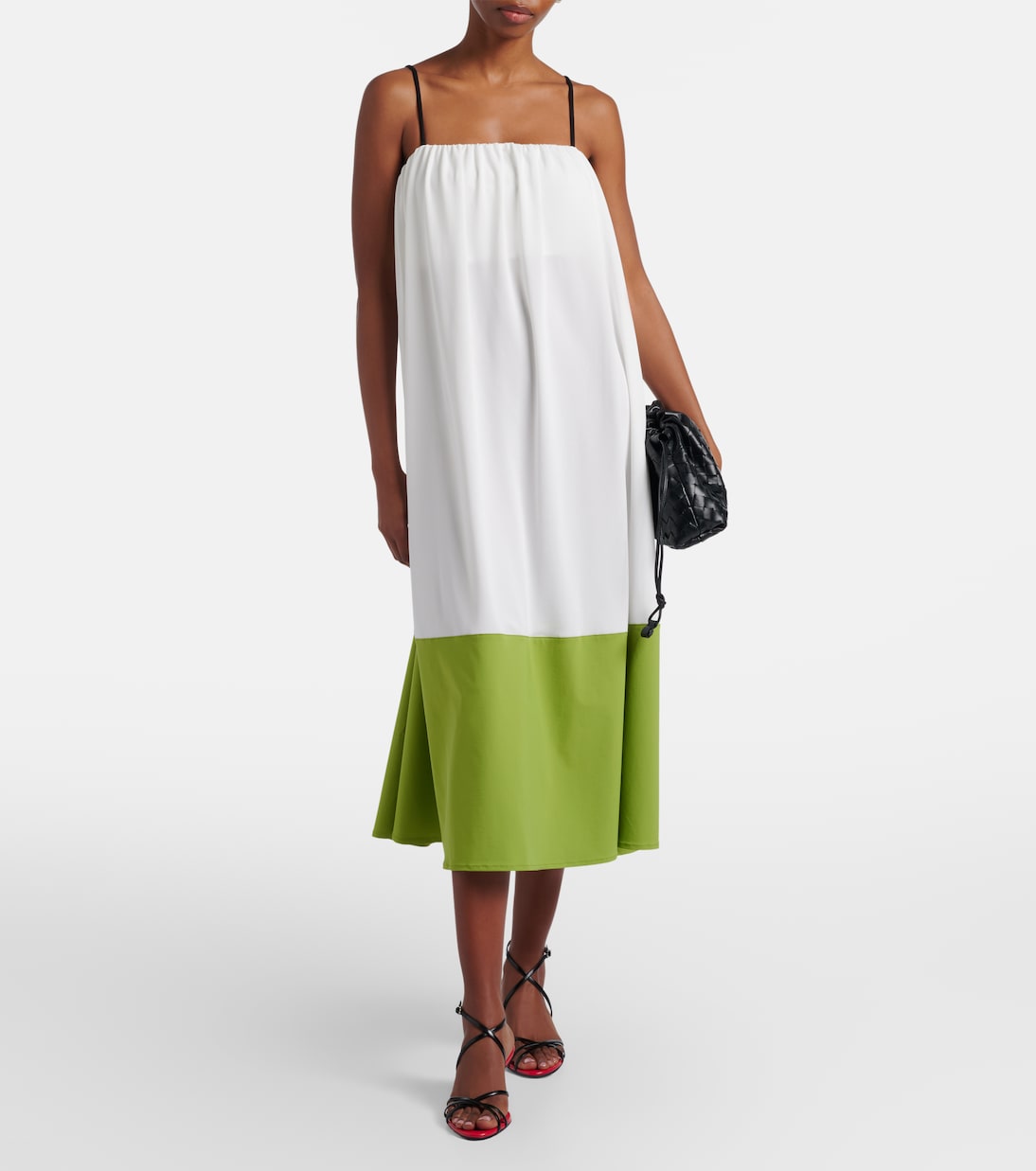 White Label Midikleid Saria aus Crêpe-Jersey | Proenza Schouler